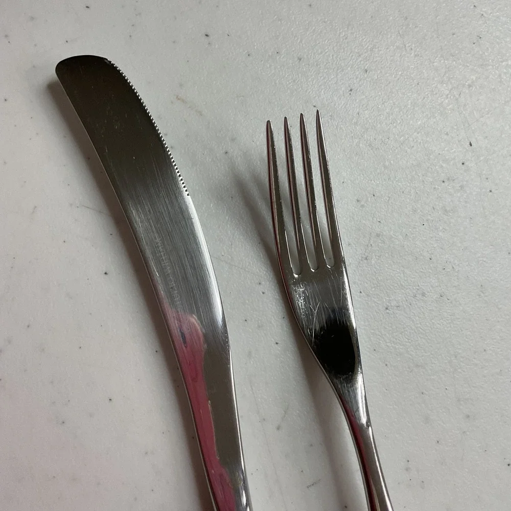 Studio William Olive Hazel Cutlery 2 pcs Dinner Forks Knife  Stainless